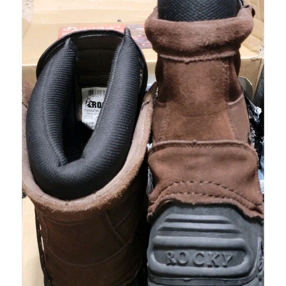 Rocky Jasper-Trac 8 M Insulated Boots Round Toe FQ0004799 Brown 8M Size New main image 10